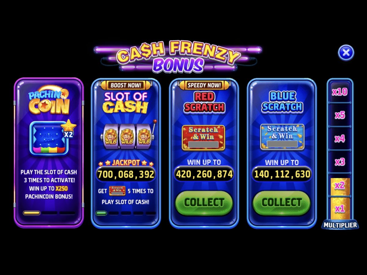 cash frenzy slots free coins